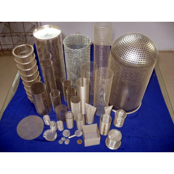 Perforierter Edelstahl-Draht-Mesh-Scheibenfilter / perforiertes Blatt-Filter-Mesh (XM1-42)